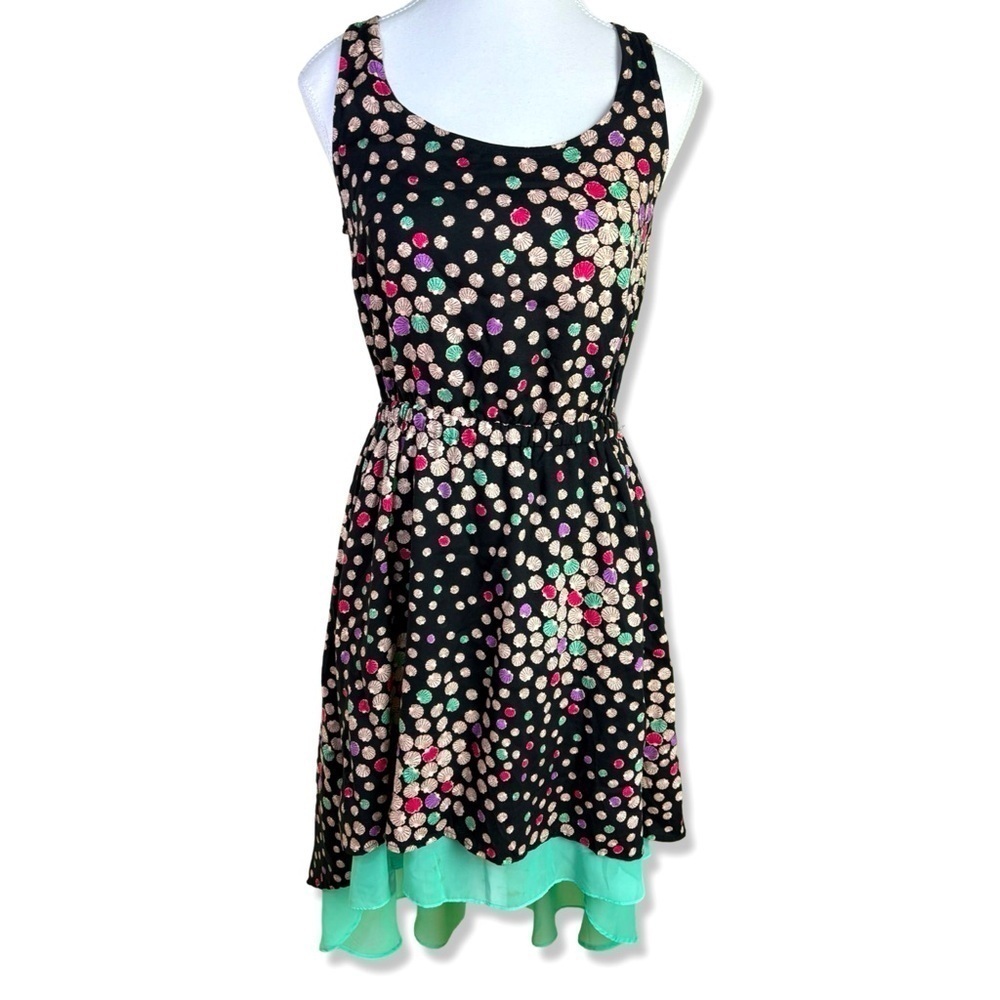⭐️XHILARATION Women’s High Low Seashell Print Dress